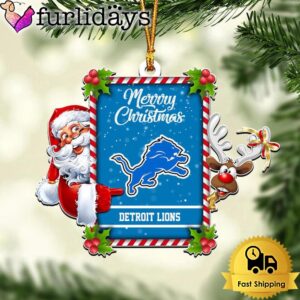 NFL Detroit Lions Santa Claus Merry…