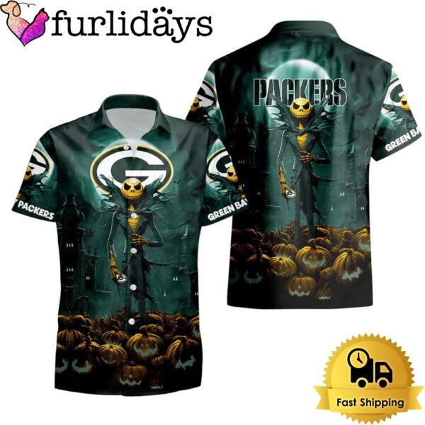 NFL Green Bay Packers Halloween Jack Hawaiian Shirt