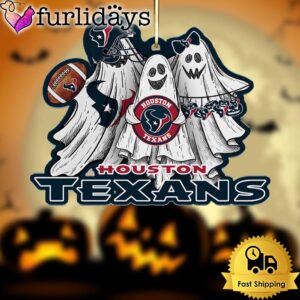 NFL Houston Texans Football Halloween Ghosts Ornament