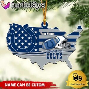 NFL Indianapolis Colts American Flag Logo…