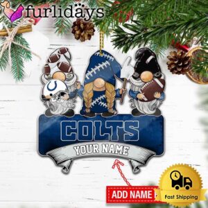 NFL Indianapolis Colts Custom Gnome Christmas…