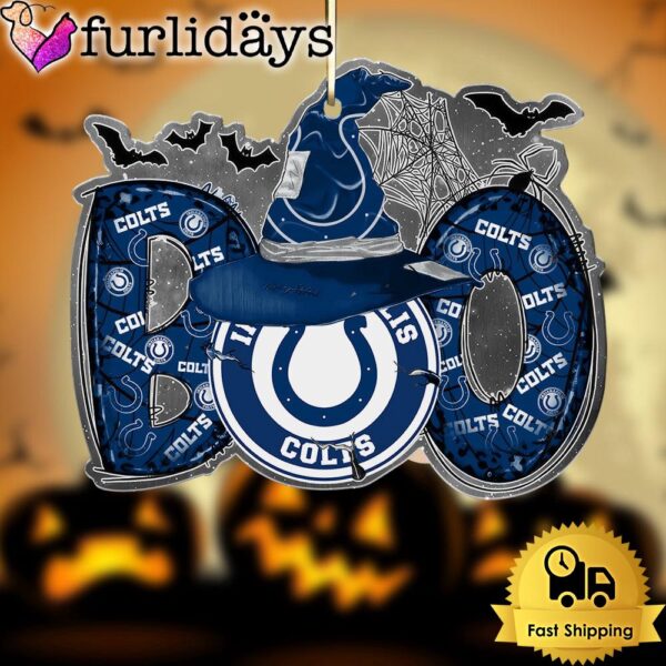 NFL Indianapolis Colts Halloween Boo Ornament