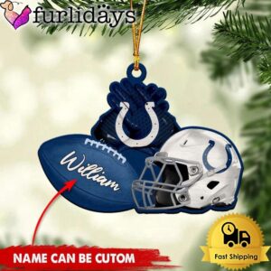 NFL Indianapolis Colts Rugby And Helmet…