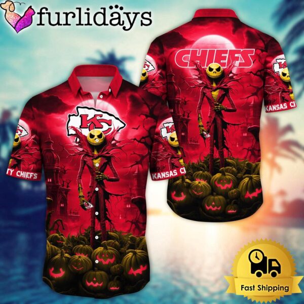 NFL Kansas City Chiefs Halloween Jack Hawaiian Shirt