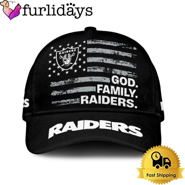 NFL Las Vegas Raiders American Flag Classic Cap