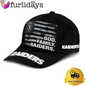 NFL Las Vegas Raiders American Flag Classic Cap