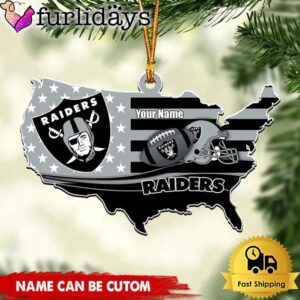 NFL Las Vegas Raiders American Flag…