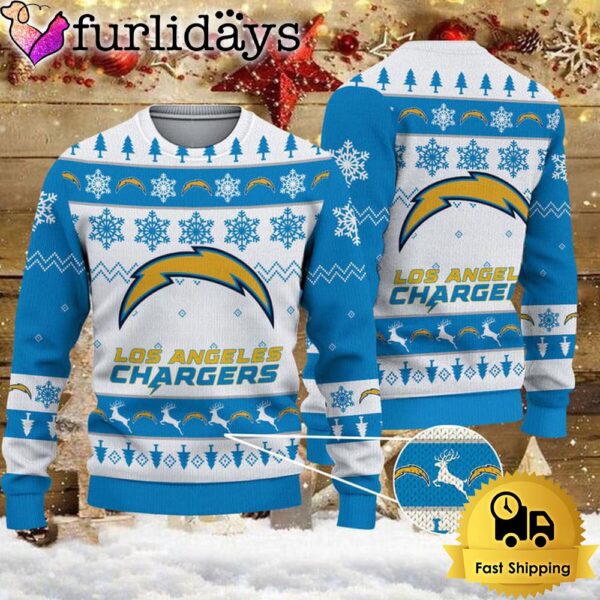 NFL Los Angeles Chargers Team Winter Ugly Christmas Sweater