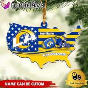 NFL Los Angeles Rams American Flag…