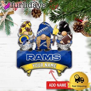 NFL Los Angeles Rams Custom Gnome…