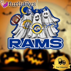 NFL Los Angeles Rams Football Halloween Ghosts Ornament