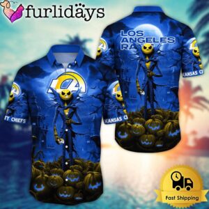 NFL Los Angeles Rams Halloween Jack Hawaiian Shirt