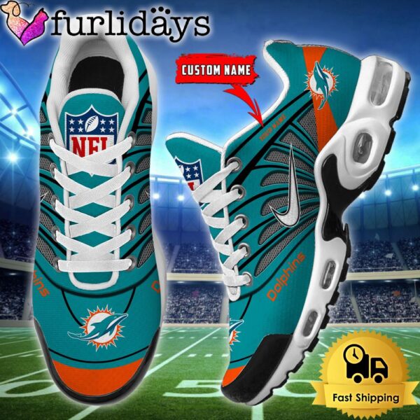 NFL Miami Dolphins Sport Football Logo Custom Air Max Plus Shoes