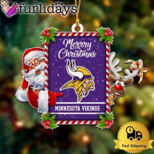 NFL Minnesota Vikings Santa Claus Merry…