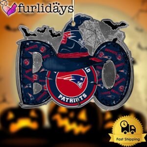 NFL New England Patriots Halloween Boo Ornament