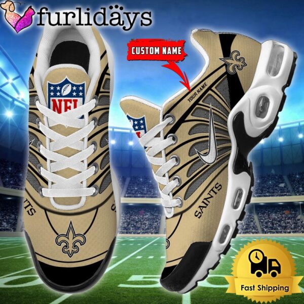 NFL New Orleans Saints Sport Football Logo Custom Air Max Plus Shoes