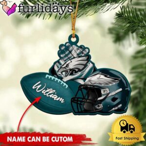 NFL Philadelphia Eagles Rugby And Helmet…