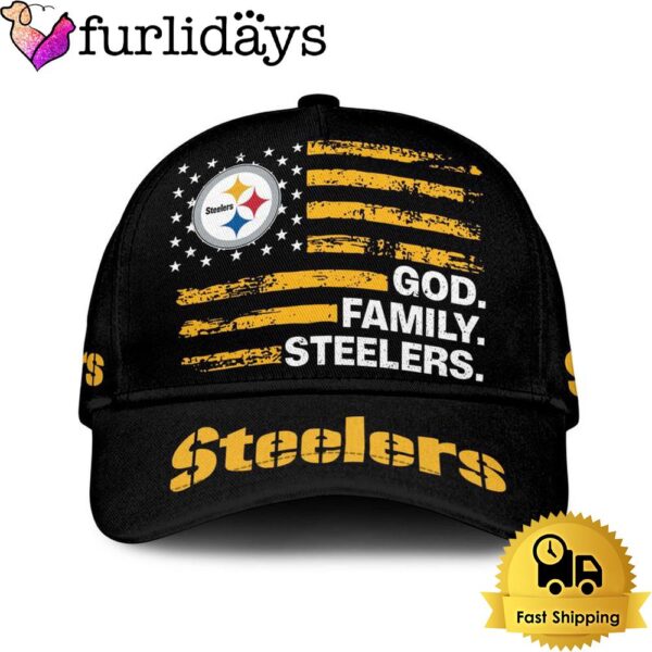 NFL Pittsburgh Steelers American Flag Classic Cap