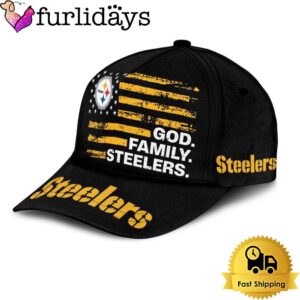 NFL Pittsburgh Steelers American Flag Classic Cap