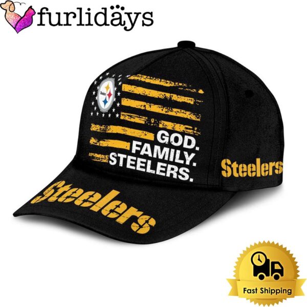 NFL Pittsburgh Steelers American Flag Classic Cap