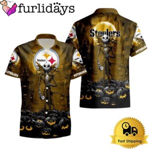 NFL Pittsburgh Steelers Halloween Jack Hawaiian…