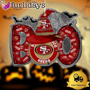 NFL San Francisco 49ers Halloween Boo Ornament