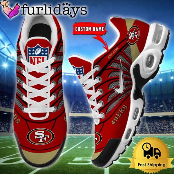 NFL San Francisco 49ers Sport Football Logo Custom Air Max Plus Shoes