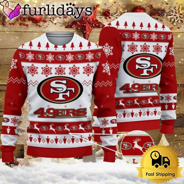 NFL San Francisco 49ers Team Winter Ugly Christmas Sweater