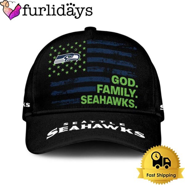 NFL Seattle Seahawks American Flag Classic Cap