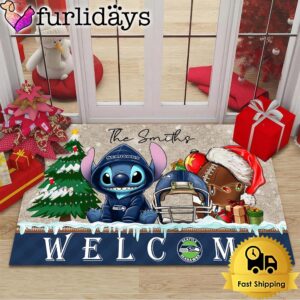 NFL Seattle Seahawks Cute Stitch Custom…