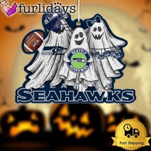 NFL Seattle Seahawks Football Halloween Ghosts…