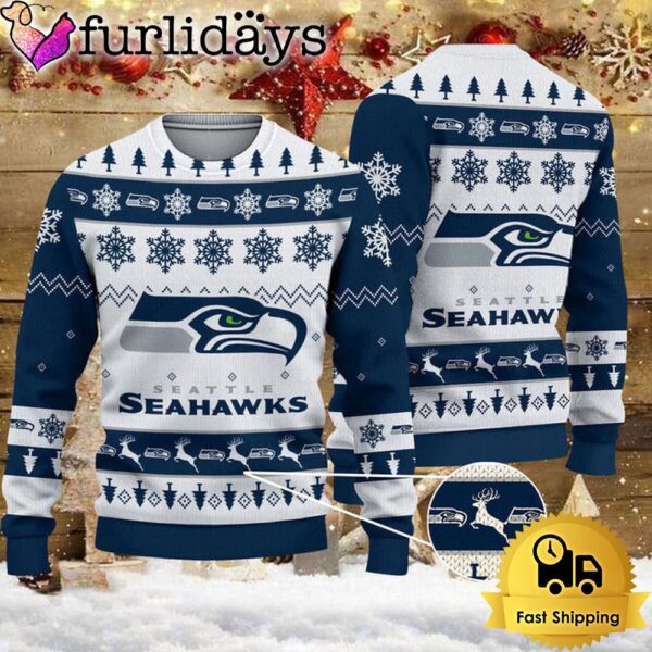 NFL Seattle Seahawks Team Winter Ugly Christmas Sweater