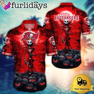 NFL Tampa Bay Buccaneers Halloween Jack Hawaiian Shirt