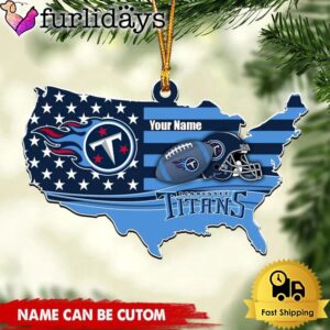 NFL Tennessee Titans American Flag Logo…