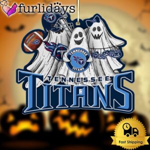 NFL Tennessee Titans Football Halloween Ghosts Ornament