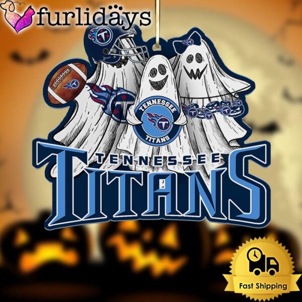 NFL Tennessee Titans Football Halloween Ghosts Ornament