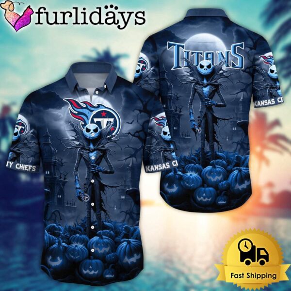 NFL Tennessee Titans Halloween Jack Hawaiian Shirt