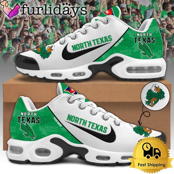 North Texas Football Mascot Symbol Custom Air Max Plus Shoes