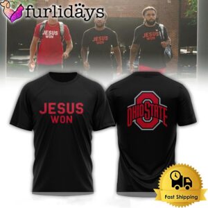 Ohio State Buckeyes Jesus Won Black…