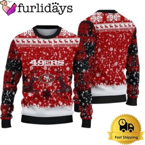 San Francisco 49ers Reindeer Football Ugly…