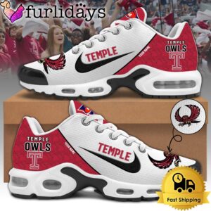 Temple Owls Football Mascot Symbol Custom Air Max Plus Shoes