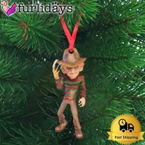 Thin Freddy Wooden Ornament