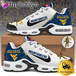 West Virginia Mountaineers Football Mascot Symbol Custom Air Max Plus Shoes