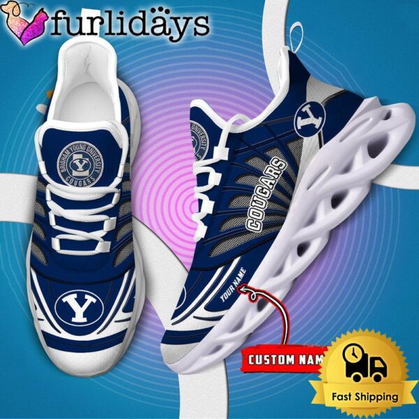 BYU Cougars NCAA Custom Max Soul Shoes Sneaker