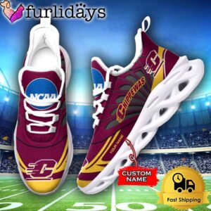 Central Michigan Chippewas NCAA Custom Max Soul Shoes Sneakers