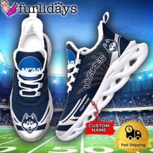 Connecticut Huskies NCAA Custom Max Soul Shoes Sneakers