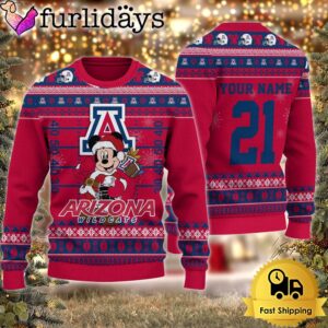 Custom NCAA Arizona Wildcats Mickey Mouse…