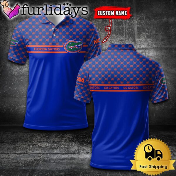 Custom NCAA Florida Gators Team Logo Pattern Polo Shirt