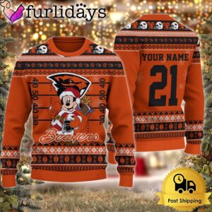 Custom NCAA Oregon State Beavers Mickey…