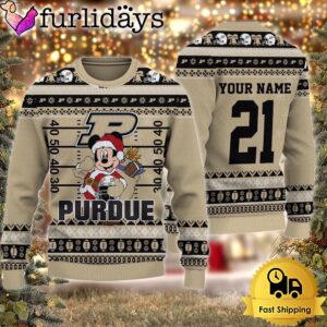 Custom NCAA Purdue Boilermakers Mickey Mouse…